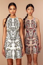 Kim Fit & Flare Dress in Off White