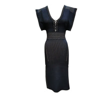 The Karine 360 Kimono Dress in Black