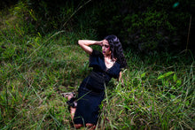The Karine 360 Kimono Dress in Black