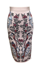 Anna Bird Jacquard Skirt in Nude - VIAVAI FASHION 